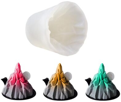 Siliconen Vulkaan Mousse Mold Voor Diy Cake Maken Chocolade Maker Fondant Stencil MDJ998