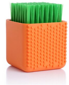 Siliconen Wasserette Borstel Zachte Haren Cleaning Schoen Wassen Ondergoed Borstel Benodigdheden Huishoudelijke Dagelijkse Benodigdheden oranje