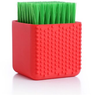 Siliconen Wasserette Borstel Zachte Haren Cleaning Schoen Wassen Ondergoed Borstel Benodigdheden Huishoudelijke Dagelijkse Benodigdheden rood