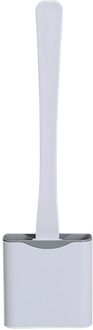 Siliconen Wc Borstel Platte Flexibele Zachte Haren Borstel Met Sneldrogend Houder Set Borstel Voor Wc Accessoires