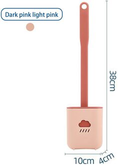 Siliconen Wc Borstel Platte Flexibele Zachte Haren Borstel Met Sneldrogend Houder Set Voor Badkamer Accessoire Gereedschap #3