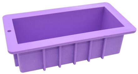 Siliconen Zeep Mallen Rechthoekige Loaf Mold Met Plastic Schraper Voor Handgemaakte Zeep