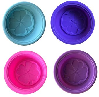 Siliconen Zeep Mallen Voor Maken Zeep Diy Handgemaakte Zeep Mold Candy Silicagel Zeep Mallen Cupcakes Brood Pudding Willekeurige kleur A willekeurig kleur