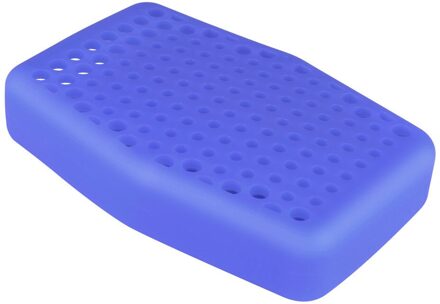 Siliconen Zeep Mouw Intelligent Ontworpen Douche Scrubber Geperforeerde Schone Borstel Voor Badkamer Bad Schoonmaakproducten # LR4 Paars