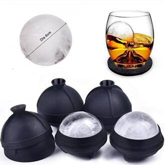 Siliconen Zeer Grote Ice Ball Mold 2.5 Inch Grote Sferische Maker Mold Houden Uw Whiskey Gekoeld En Sterke Bal Ijs grid
