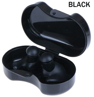 Siliconen Zwemmen Oordopjes Waterdicht Zachte Oordoppen Anti-geluid Stofdicht Duiken Watersport Zwemmen Accessoires zwart