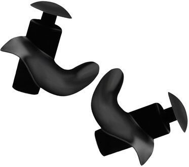 Siliconen Zwemmen Snorkelen Oordopjes Waterdicht Oordoppen Douchen Met Beschermhoes Voor Surfen Reizen Slapen zwart