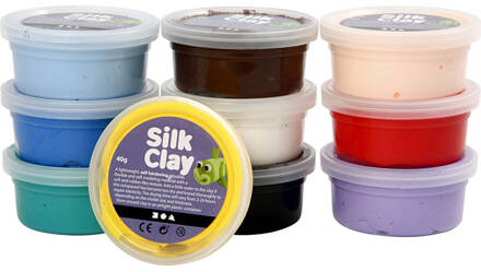 Silk Clay Klei Silk Clay basis 1 40gr assorti