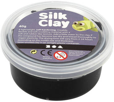 Silk Clay Klei Zwart 40 Gram (79102)