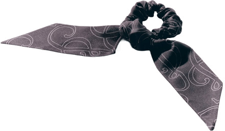 Silk Haarelastiek Silk& Bow Black 1 st