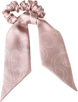 Silk Haarelastiek Silk& Bow Rose 1 st