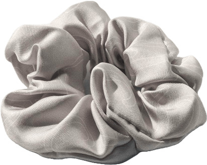 Silk Haarelastiek Silk& Scrunchie Maxi Grey 1 st