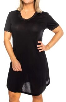 Silk Jersey Nightgown Zwart,Beige,Wit,Geel - X-Small,Small,Medium,Large,X-Large,XX-Large