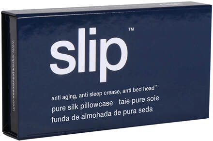 Silk Pillowcase King - Navy Navy blauw