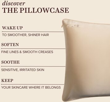 SILKE Silk Pillowcase - Queen - Caramel Caramel (Single)