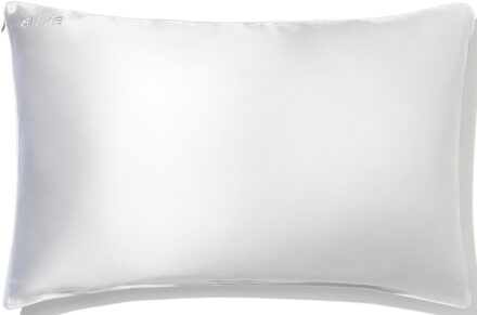 SILKE Silk Pillowcase - Queen - White White (Single)