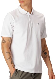 Silkeborg Stretch Polo Heren wit - L