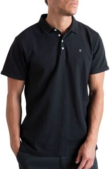 Silkeborg Stretch Polo Heren zwart - M