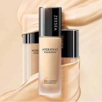 Silky Lasting Liquid Foundation-Hydra & Blemish Concealing - 2 Colors (HC) #HC02 (Cool pale beige)