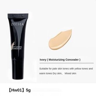 Silky Lasting Liquid Foundation-Hydra & Blemish Concealing- Natural #HW01 - 5g