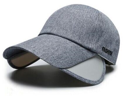 Siloqin Mannen Vissen Cap Zomer Ademend Baseball Cap Bone Sport Caps Vrouwen Persoonlijkheid Strand Hoed unisex donker grijs