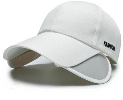 Siloqin Mannen Vissen Cap Zomer Ademend Baseball Cap Bone Sport Caps Vrouwen Persoonlijkheid Strand Hoed unisex wit