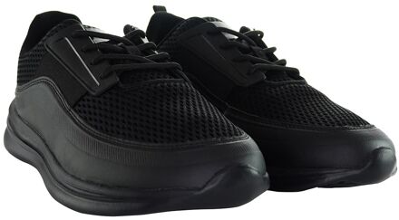Silva Heren Zwart Hardloopschoenen - maat