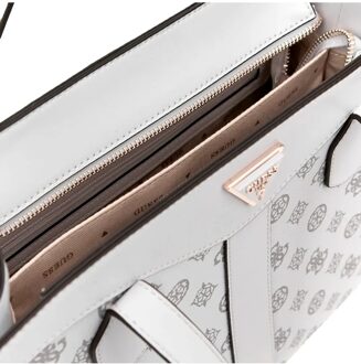 Silvana handtas white logo Wit