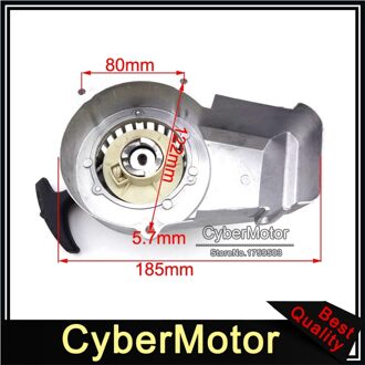 Silver Alloy Pull Starter Terugslag Voor 2 Takt 47cc 49cc Motor Mini Moto Pocket Bike Mini Moto Dirt Atv Quad crosser 4 Wheeler