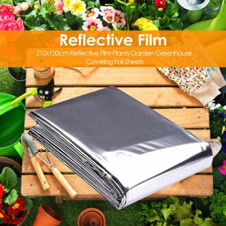 Silver Plant Hydrocultuur Sterk Reflecterende Mylar Film Groeien Licht Accessoires Kas Reflectie Coating Plant Covers