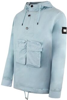 Silver Puffs Drive heren ijsblauwe jas