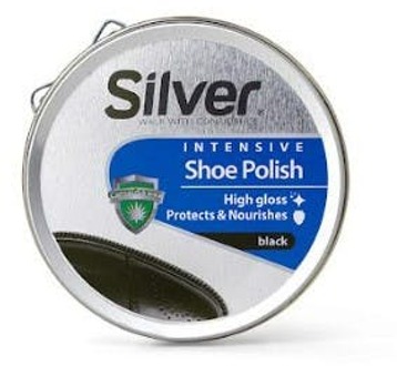 Silver Schoenverzorging Silver Intensieve Zwarte Schoenpoets 50 ml