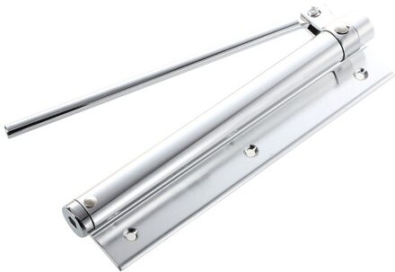 Silver tone alloy 18.03 cm lange aluminium automatische deurdranger