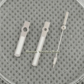 Silver Watch Hands Green luminous Fit For ETA2824 2836,NH35 NH36,Miyota 82series,DG2813 3804 Movement