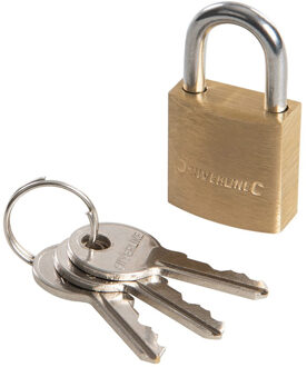 Silverline Messing hangslot 20 mm