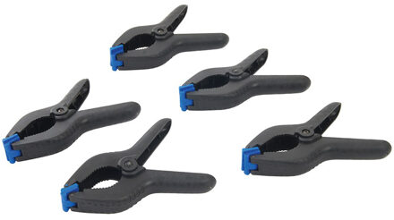 Silverline Veerklemmen, 5 Stuks 115 mm kaak