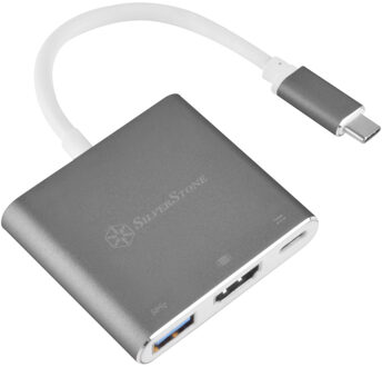 Silverstone EP08C USB-C naar HDMI Adapter