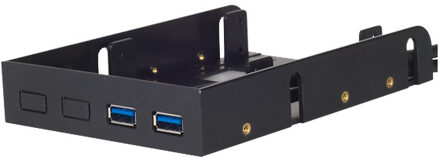 Silverstone FP38B 2.5"" Bezelplaat Zwart