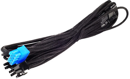 Silverstone SST-PP06B-2PCIE70 kabeladapter/verloopstukje PCI-E 8pin(6+2) Zwart