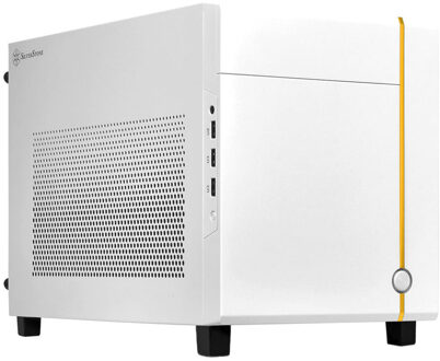 Silverstone Sugo Mini-ITX Compact Computer Cube White Case - SST-SG14W