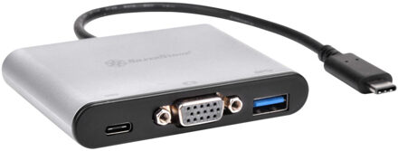 Silverstone USB-C naar VGA Adapter