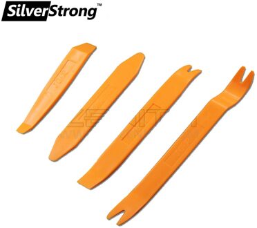 Silverstrong 4 Stks/set Removal Tool Auto Dvd Auto Radio Autoradio Panel Clip Panel Trim Dash Auto Radio Removal Tool Kit