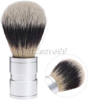 Silvertip Dassenhaar Scheerkwast Roestvrij Metalen Handvat Kapper Hoofd Scheren Tool Comfortabele Mannen Mannelijke Baard Triming