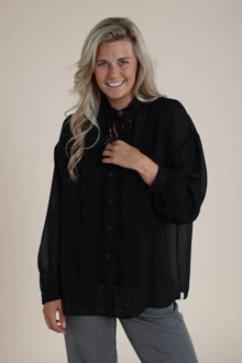 Silvi pullover black Zwart - L