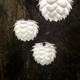 Silvia Medium hanglamp white - met koordset wit - Ø 50 cm