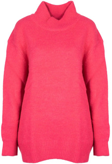 Silvian Heach Comfortabele lange mouw trui Silvian Heach , Pink , Dames - XL