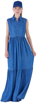 Silvian Heach Shirt Dresses Silvian Heach , Blue , Dames - Xl,M,S,Xs,2Xs