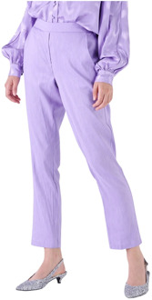 Silvian Heach Straight Trousers Silvian Heach , Purple , Dames - Xl,L,M,S,Xs,2Xs