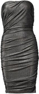 Silvian Heach Strapless jurk met lurex Mimi  zwart - 34 (IT 40),36 (IT 42),38 (IT 44),40 (IT 46),