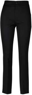 Silvian Heach Verrijk je garderobe met stijlvolle pantalons Silvian Heach , Black , Dames - 3Xs,4Xs